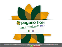 Tablet Screenshot of paganofiori.com